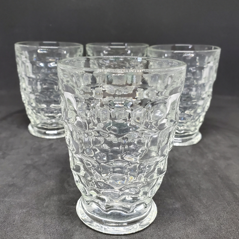 Vintage 1960's Federal Yorktown (Colonial) 6oz Tumbler - Set of 4